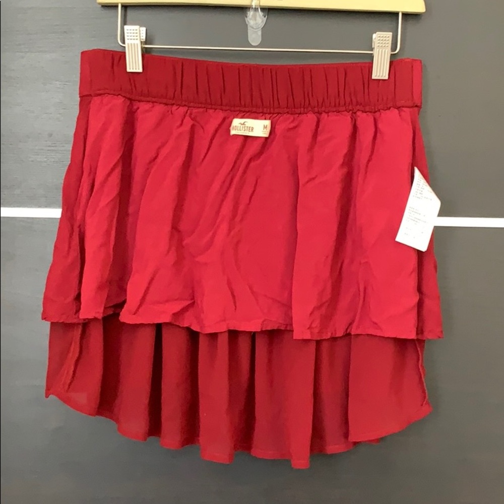 Hollister Flowy Hi-Low Mini Skirt - Picture 4 of 8